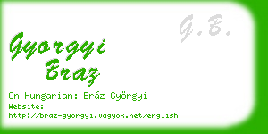 gyorgyi braz business card
